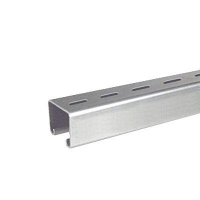 [ANC-UOE4X4] Unicanal Perforado 4 x 4 cm x 3 m / Calibre 16 / Galvanizado Electrolítico.