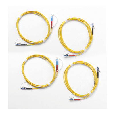 [SRC-9-SCLC-KIT-M] Kit de Cables de Referencia de Comprobación Monomodo CertiFiber Pro, Para Fibras con Conectores LC (2 SC/LC Metálico, 2 LC/LC Metálico), de 2 Metros (6.56 Pies)