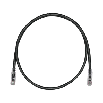 Cable de Parcheo TX6, UTP Cat6, 24 AWG, CM, Color Negro, 1.83 Metros (6 Pies)