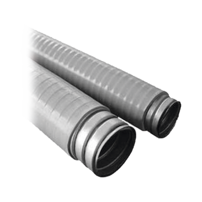 Tubo Flexible tipo Liquidtight de 1/2 (13 mm). Acero + PVC. Rollo de 50 Metros.