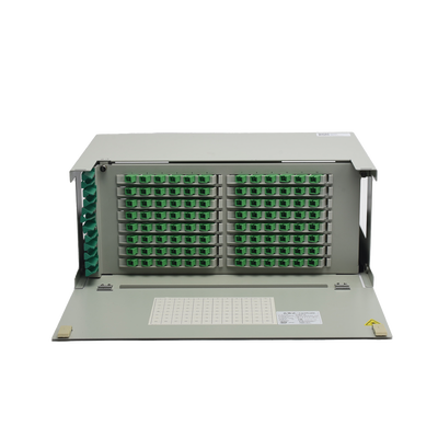 [ODU19RP-CSS96-B] Distribuidor de Fibra Óptica para 96 Empalmes, con 96 Acopladores SC/APC y 96 Pigtails, 19, 4 UR