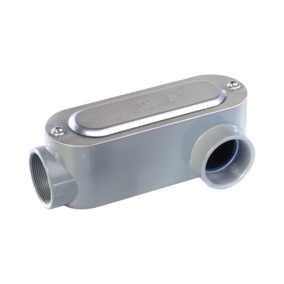 Caja Oval Roscada tipo LL de 2 (50.8 mm) / Incluye tapa y tornillos.