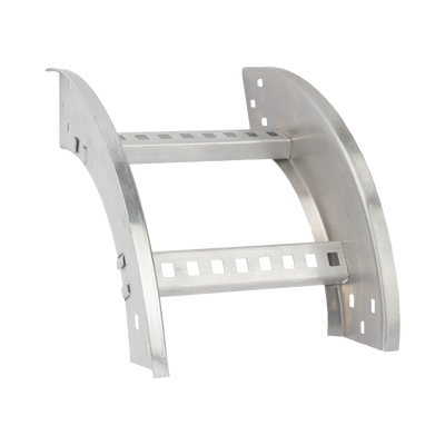 Curva Vertical Exterior de Aluminio de 90° Perfil Z / Peralte 3 1/4 / Ancho 12 / Radio 8 / Incluye Tornillería (CHVE90EZ314R8X12AK)