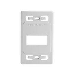 Placa de Pared Modular MAX, de 3 Salidas, Color Blanco, Versión Bulk (Sin Empaque Individual)