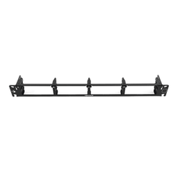 Fiber, Panel, Lightverse Combo, Rack Mount, 1U, Fixed Access, Empty, 4 Openings, Black, Shielded Flat Without Wire Manager