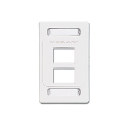 Placa de Pared Modular MAX, de 4 Salidas, Color Blanco