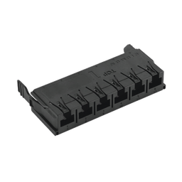 Copper, Adapter Plate, Lightverse Combo, Empty, UTP, 6 Port, Black