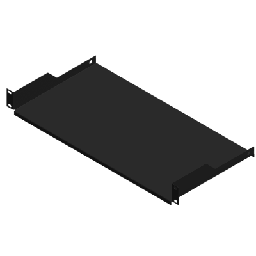 Charola para Rack de 19 de 2 postes, 23 cm de Profundidad, 1 Unidad de rack