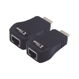 Kit Extensor 25m convertidor Señal HDMI a UTP (Cat5e/Cat 6) / Calidad PREMIUM
