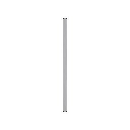 Accesorio_ Riel de Aluminio con longitud de 2380mm| Compatible con estructura para Videowall | Diseño Modular | Incluye Tapas de Riel