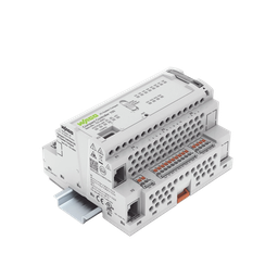 Controlador Compacto PLC / 8DI 4DO 2AI 2NI / Cortex A7 650 MHz / 512 MB RAM / 2x Ethernet / CODESYS V3.5 / Node-RED / Python / C++ / Docker / IEC 61131-3 / Real-time Linux