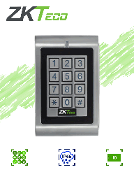 ZKTECO MKHID - Teclado Independiente para Control de Acceso / Interior o Exterior / 1000 Contraseñas o Tarjetas ID (125Khz)
