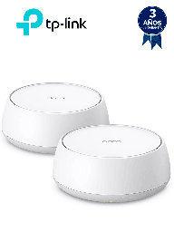 TP-LINK DECO BE25(2-PACK) - Sistema Mesh WiFi 7 , Wi-Fi 7 de Triple Banda de 3.6Gbps , 2 puertos 2.5Gbps , Multi-Link Operation (MLO) , Protección con HomeShield, AI-Roaming , compatible con Alexa y Google Home.