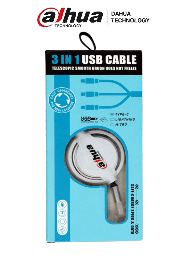 DAHUA MATPRO032 - Cable de USB a Multiples Conectores/ Con Logo Dahua/ Promocional