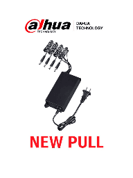 DAHUA FUENTE FUENTEKIT2NEWPULL - Fuente de Poder de poder de 2 Ampers con Distribuidor de 4 Canales/ 4 Cables con conector de Energía