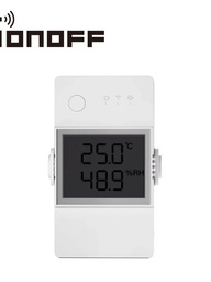 INTERRUPTOR INTELIGENTE CON MONITOREO DE TEMPERATURA Y HUMEDAD SONOFF THR320D CON DISPLAY CONEXION WIFI 2.4GHZ SOPORTA HASTA 20A COMPATIBLE CON ASISTENTES VIRTUALES