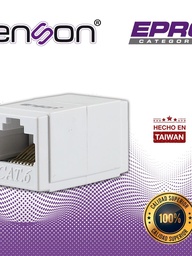 Cople Rj45 Enson Epro-cop6 Hembra-hembra Cat6 Ideal Para Unir De Dos Segmentos De Cable Utp Ya Terminados