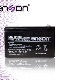 BATERIA DE RESPALDO ENSON ENS-BT912 12VDC 9A BASE PLOMO-ACIDO PARA FUENTES DE PODER Y SISTEMAS DE RESPALDO