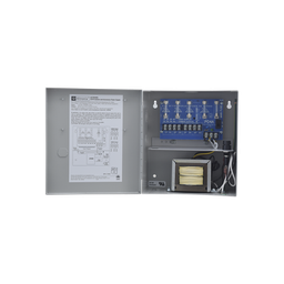 Fuente de poder ALTRONIX de 24 Vca @ 3.5 Amper o 28 Vca @ 3.0 Amper, para 4 cámaras, Con voltaje de entrada de 115 Vca,