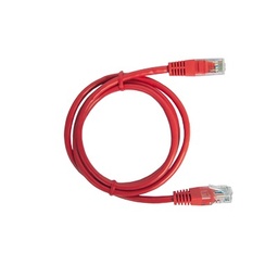 Cable de Parcheo UTP Cat5e - 2.0 Metros (6.56 Pies) - Rojo