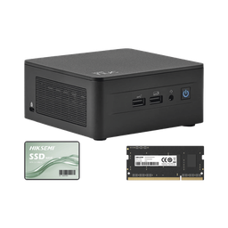 Kit / Mini PC NUC Barebone / Intel Core I3 /bluetooth / Incluye memoria 16GB / Incluye 512 SSD / No incluye sistema operativo
