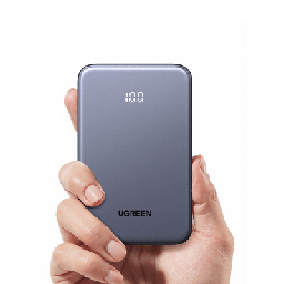 Power bank Ultradelgado 10000mAh / 20W Máximo / Puerto USB-C PD3.0 PPS / Puerto USB-A 22.5W / Batería Polímero de Litio / Pantalla Digital / Carga Rápida 3 Horas / Protocolos Múltiples / Protección
