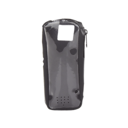 Funda Reforzada en Piel para Cinto, con Cierre y Amplio Visor Frontal Transparente para Radios Aéreos IC-A25.