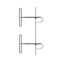 Antena Base de 2 Dipolos para 138-174 MHz, 3 dB de Ganancia, N Macho
