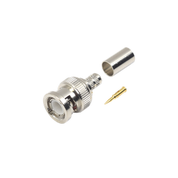 Conector BNC Macho de Anillo para cables RG-8/X, LMR-240, 9258.