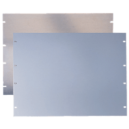 Tapa Ciega Para Rack Estándar de 19in, Plano, de Aluminio, 3 UR