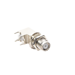 Conector Mini UHF Hembra para Montaje en PCB, Estaño/ Estaño/ Polipropileno.