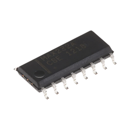 Circuito Integrado 2 Drivers, 2 Receivers, +5Vcc, RS-232, Digital-Análogo, 16-SOIC.