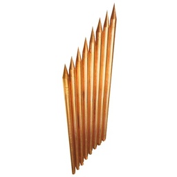 Varilla de Acero con Recubrimiento de Cobre Diámetro 5/8 de 3 m de Largo
