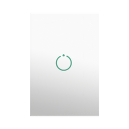 (ZWAVE) Interruptor On/Off panel táctil touch inalámbrico Zwave Plus 1 boton. Compatible con Hubitat HC8, Álula M2M, otro