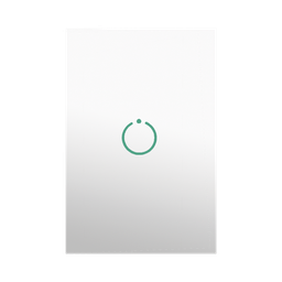 (ZWAVE) Interruptor On/Off panel táctil touch inalámbrico Zwave Plus 1 boton. No requiere cable neutro, Compatible con Hubitat HC8, Álula M2M, otros