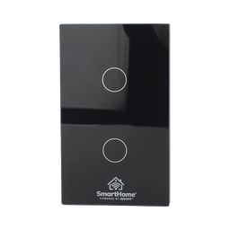 (ZigBee) Apagador switch inalámbrico ZigBee, control de 2 regresos de carga, 110V