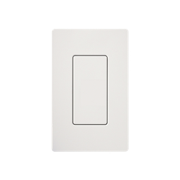 Placa ciega de pared color blanco