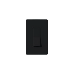 Switch un solo polo 15 Amp negro nigth