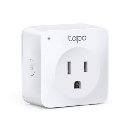 Mini tomacorriente inteligente Wi-Fi, 100 - 120V~, 50/60Hz, 15.0A, compatible con Amazon Alexa y Google Assistant, color blanco.