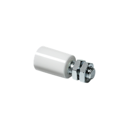 Rodillo de Nylon 30mm / Con Cuerpo de Acero Galvanizado Resistente a la Corrosión
