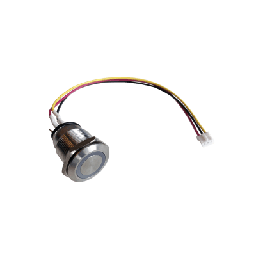 Botón Acero Inoxidable IP65 19 mm/ Control LED Programmable / Cable 60 cm