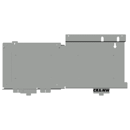 Chasis de 1 Fila para DVC-EM / para Panel N16X / Serie INSPIRE de NOTIFIER
