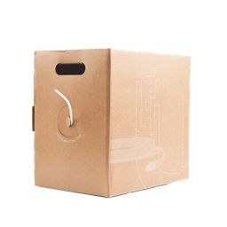 Bobina de cable UTP Plenum (CMP) UniFi, Cat6, Color blanco, 23 AWG, 305m para interior